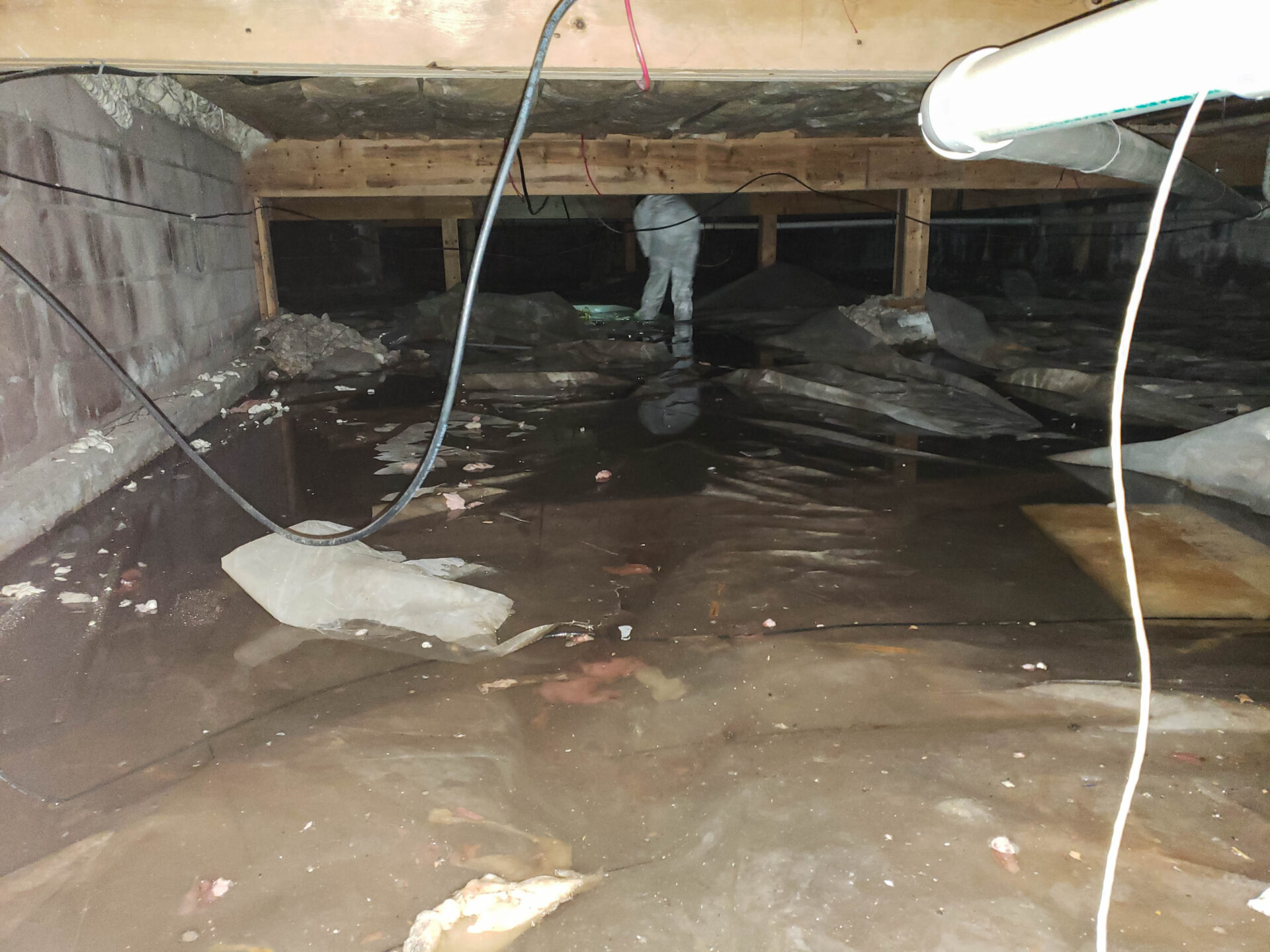 Underbelly Water Damage in Mobile Homes