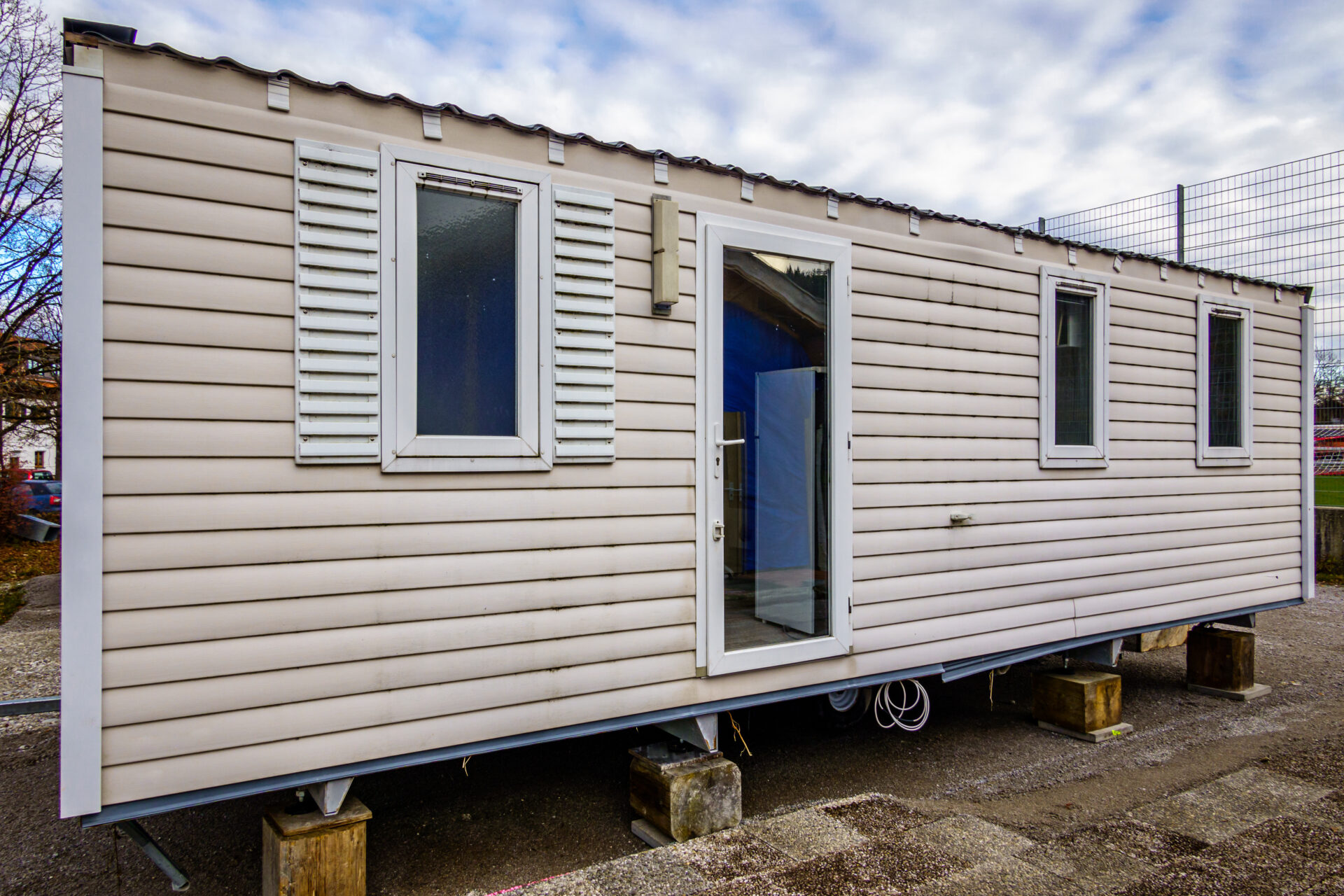 container home for refugees - austria